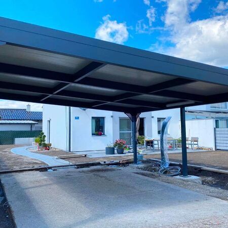 Alu Carport "Ötscher" Flachdach