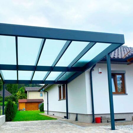 Alu Carport "Ötscher" Flachdach