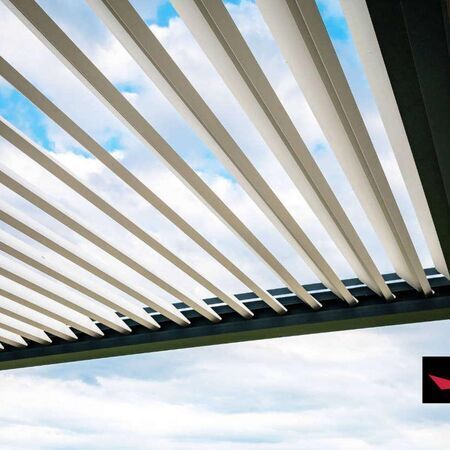 Alu Terrassendach "Semmering" Lamellendach